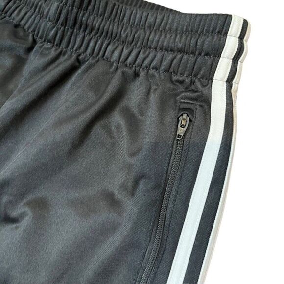 Adidas Primeblue 3 Stripe Track Pants Black with White Zip Leg Pocket Women's XS - Picture 3 of 15